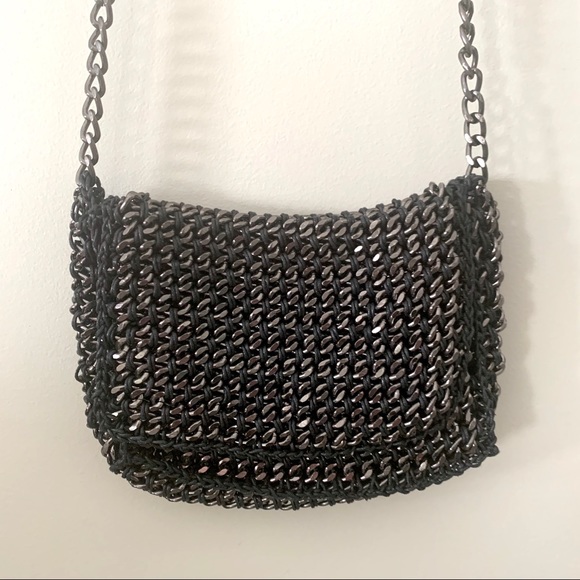 Chainmail metallic crossbody purse - Picture 8 of 8